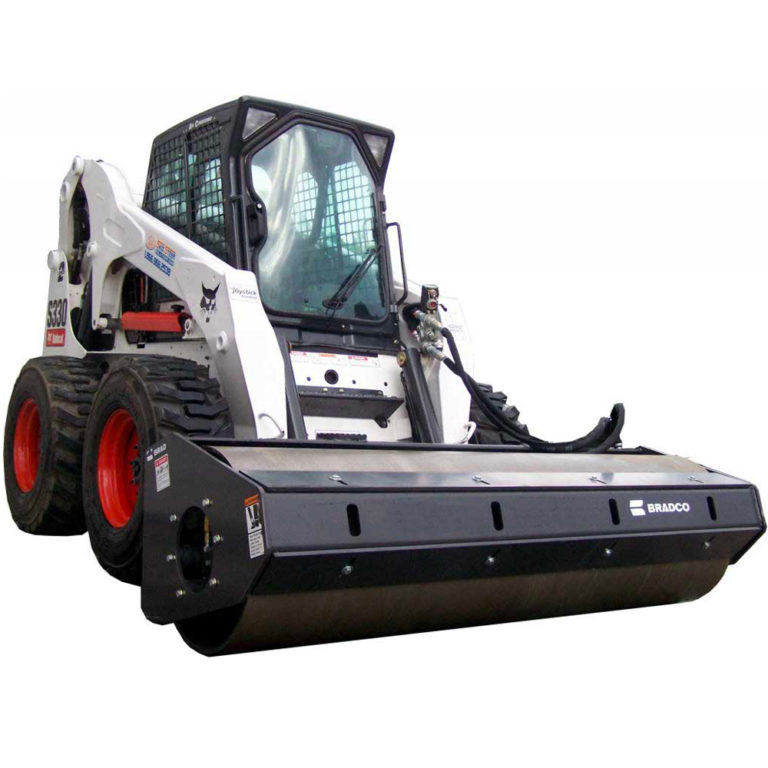 Vibrator Roller Compactor Attachment for Skid Steer M and M Rental